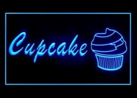 Cupcake Bakery LED Neon Sign
